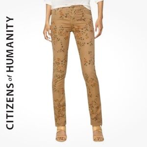 Citizens Of Humanity Mandy jeans High Waist Retro Roll Up Floral 26